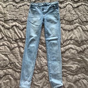 American Eagle Blue Skinny Jeans